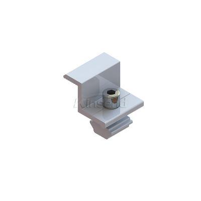 Anodized Aluminum Z Shape End Clamp For Solar Mounting