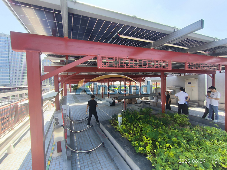 roof rack solar mount