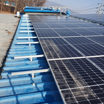 Solar PV Mounting Tin Roof Hooks Aluminum L Feet Heightening type