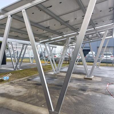 Aluminum Solar Carparking _ Low Wind Speed Area