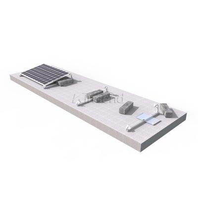 Ballast Tripod Flat Rooftop System Railless