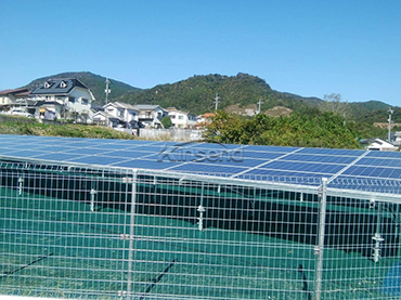 Wire Mesh Fence Solar Mount , Japan
