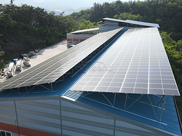 Metal Roof Mounting System 420KW, Korea