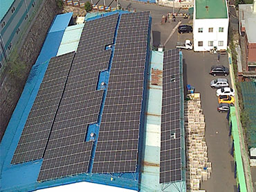 Solar Roof Project 239.36kw, Korea