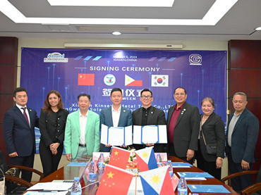 The signing ceremony of the Kinsend and SungGwang solar 20MW project was successfully held.