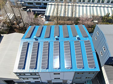 Solar Metal Roof Project 160.04kw , Korea
