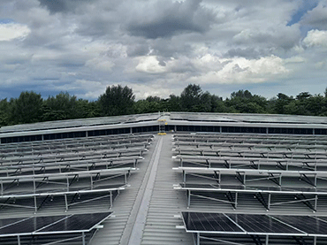 3.2MW  Solar Metal Rooftop Project Successfully Installed In Singapore 