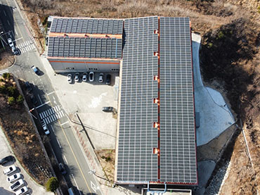 Solar Metal Roof Project 433.26kw, Korea