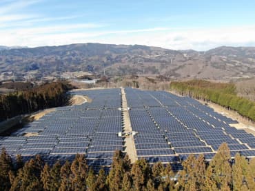 Solar Ground Project 2MW 茨城県筑西,Japan