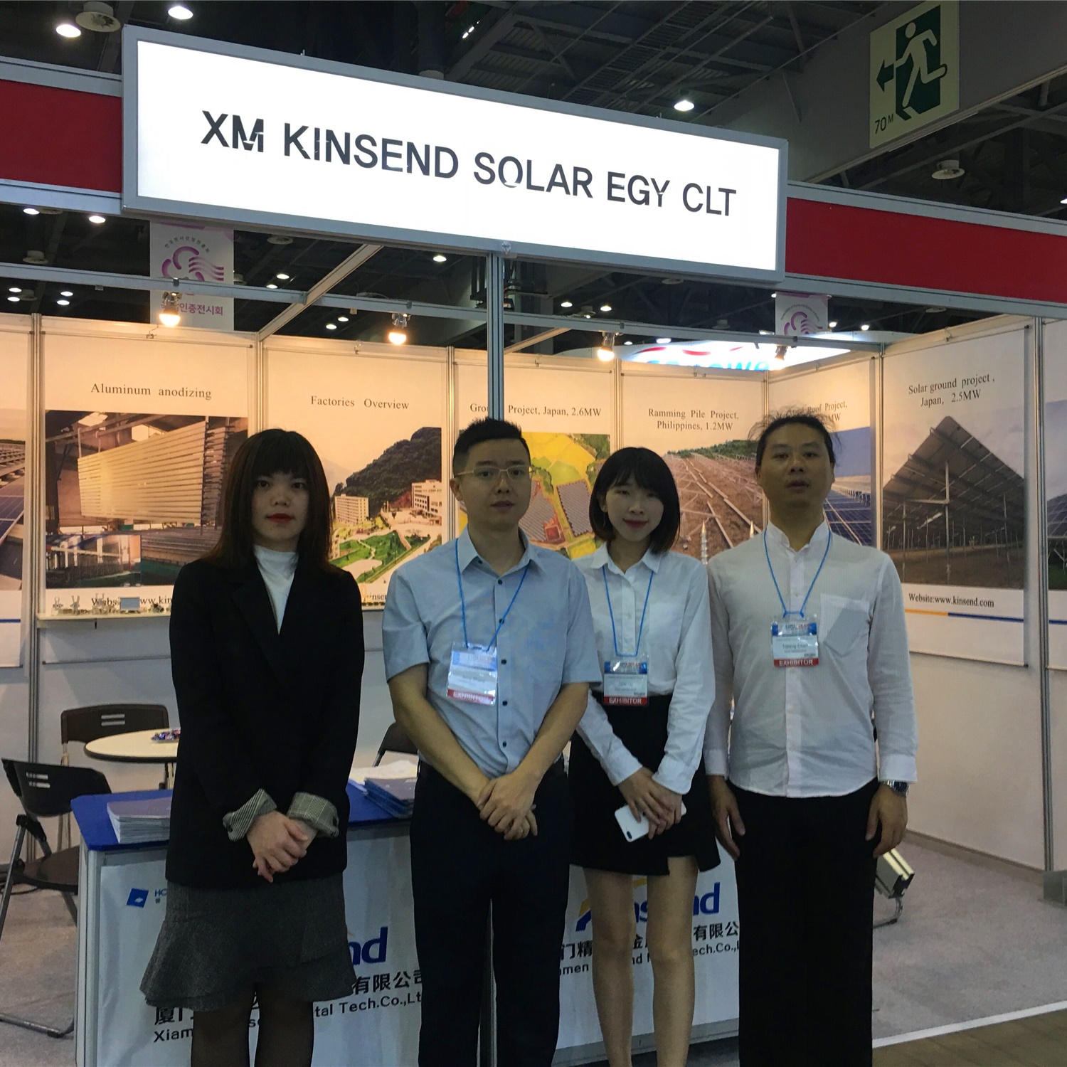 Kinsend exhibited at EXPO Solar PV Korea 2019