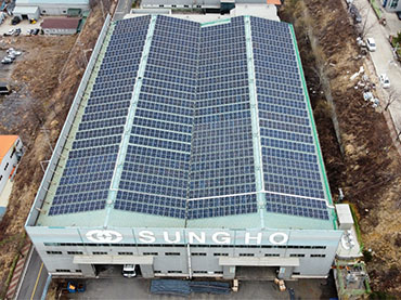 Solar Metal Roof Project 208kw, Korea