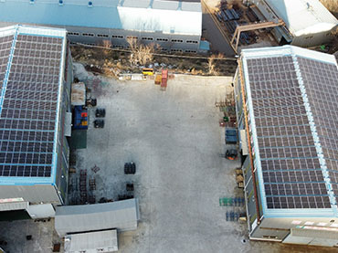 Solar Metal Roof Project 241.4Kw, Korea