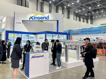 EXCO,DAEGU, KOREA GREEN ENERGY EXPO, Kinsend Booth :EAST J-270