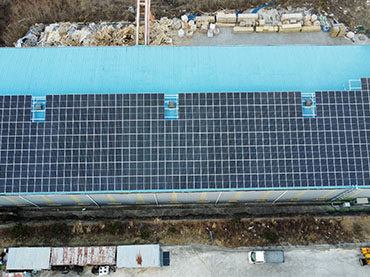 Solar Metal Roof Project 195.75kw, Korea