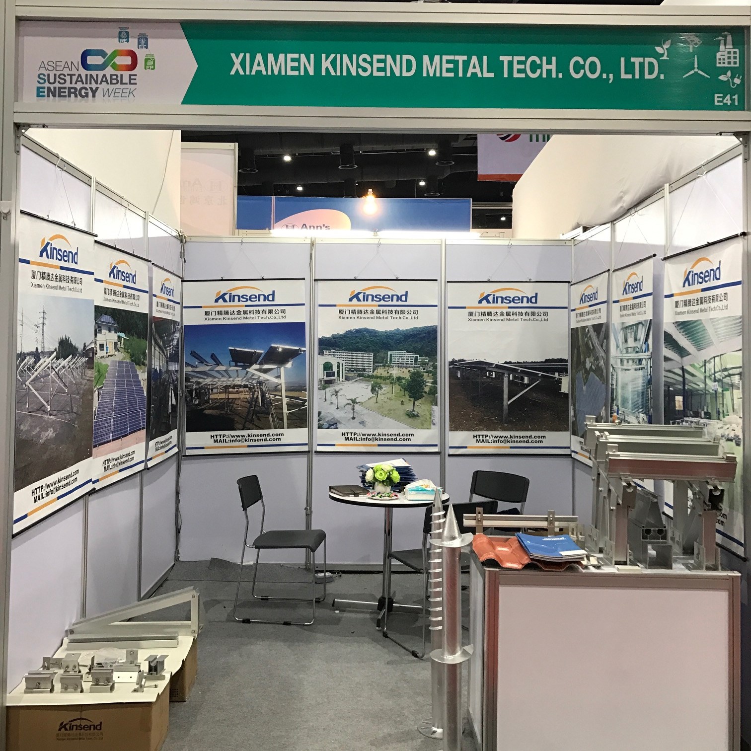 Kinsend exhibited at Renewable Energy Week in Bangkok 2017