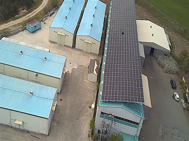 Solar Metal Roof Project 211.20kw, Korea