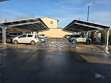 ZAM Metal Waterproof Solar Carport , Uzbekistan  