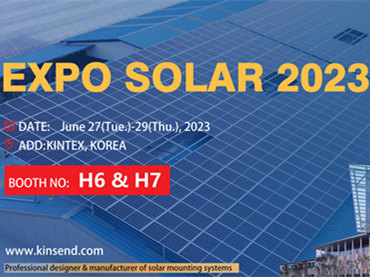 2023 KOREA EXPO SOLAR , Kinsend Booth: H6 & H7